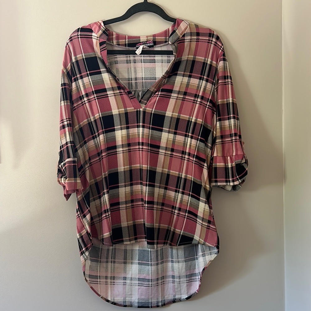 Plaid Soft Shirt Discreet